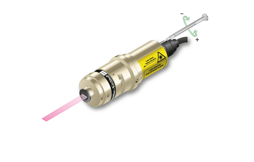 Laserdiodenstrahlquelle Serie 5LTM mit Werkzeug