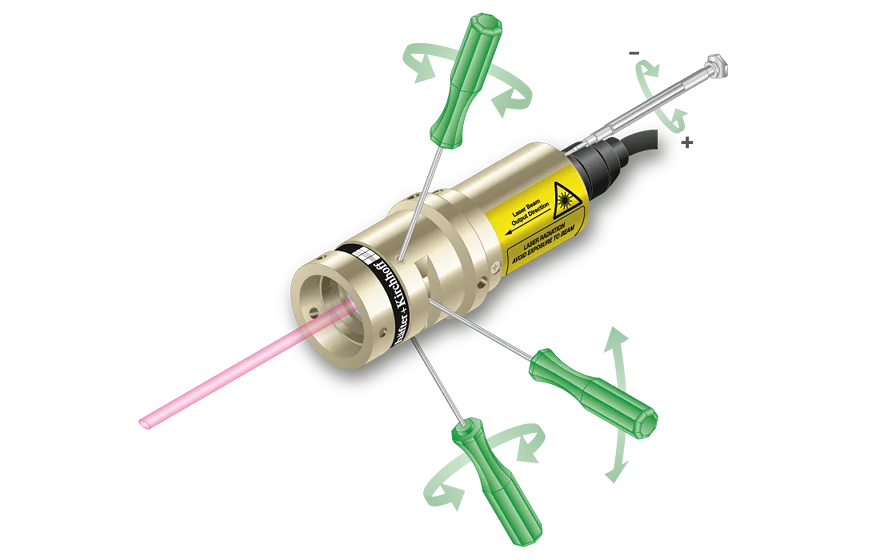 Laserdiodenkollimator 55CM mit Werkzeug