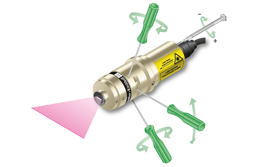 Laserdiodenstrahlquelle Serie 5LMM mit Werkzeug