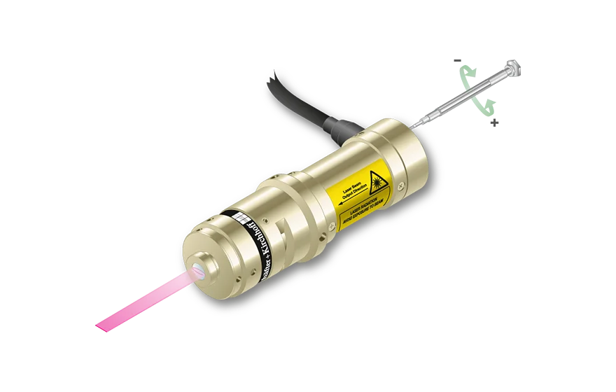 Laserdiodenstrahlquelle Serie LNC-5LT+56CR mit Werkzeug