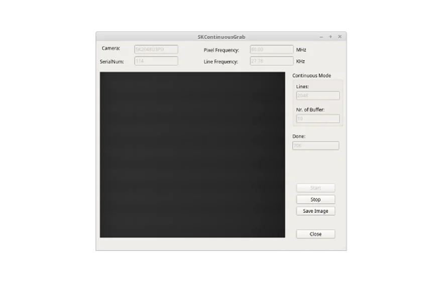 Software Screenshot SKContinuousGrab LX